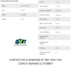 Contactor Schneider 3P 38A 1NA+1NC 220VCA - Imagen 2