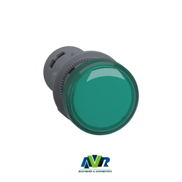 Piloto Luminoso LED Harmony XA2 Verde Ø 22 MM 110 VAC