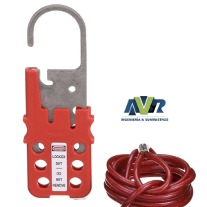 PSL-MLD PORTACANDADO KIT CON CABLE 1.8MTS P/6 CANDADOS PANDUIT