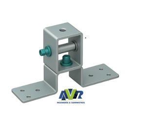 BASE ESCUALIZABLE DE ALUMINIO PARA PUNTA CAPTORA