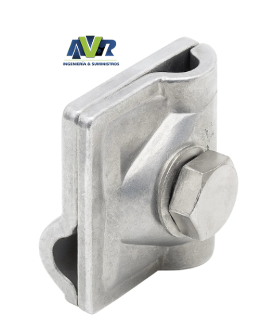 CONECTOR UNIVERSAL DE ALUMINIO 8mm